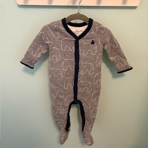 Baby Gap Gray Bear Print Sleeper